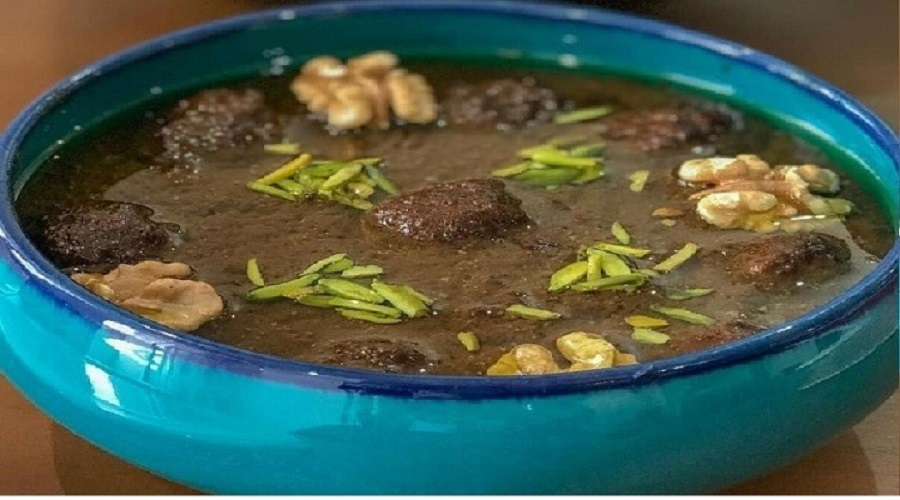 دستور پخت خورش ماست و گردو یک غذای مجلسی